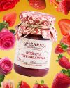 konfitura różana truskawka, różana truskawka - dżem, marmolada, konfitura różana truskawka spiżarnia Anny Walczyńskiej
